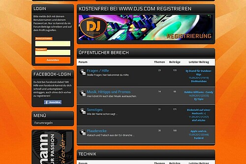 DJs.com.de - Das DJ-Portal