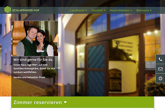 Hotel-Website in TYPO3