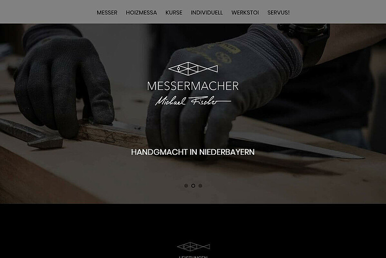 Messermacher Online-Shop mit WooCommerce
