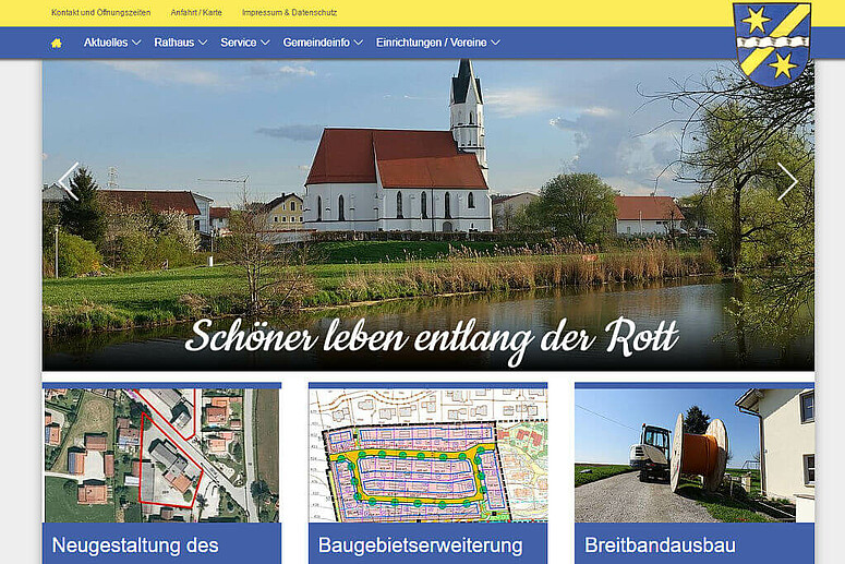 Relaunch Gemeinde-Website in TYPO3